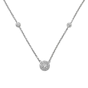 Sterling Silver CZ Necklet