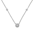 Sterling Silver CZ Necklet