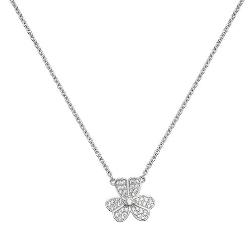 Sterling Silver CZ Necklet