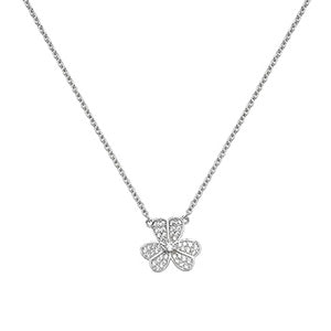 Sterling Silver CZ Necklet