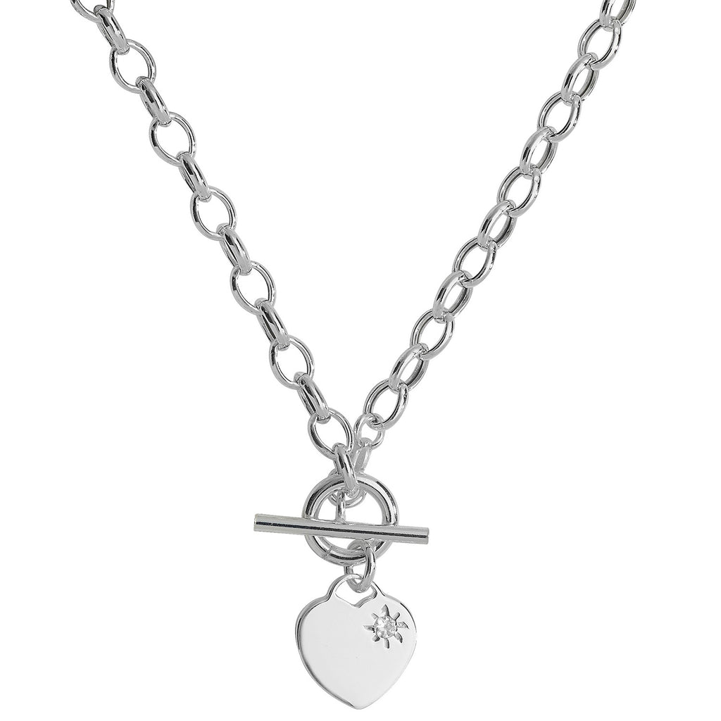 Sterling Silver CZ Necklet