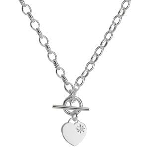 Sterling Silver CZ Necklet