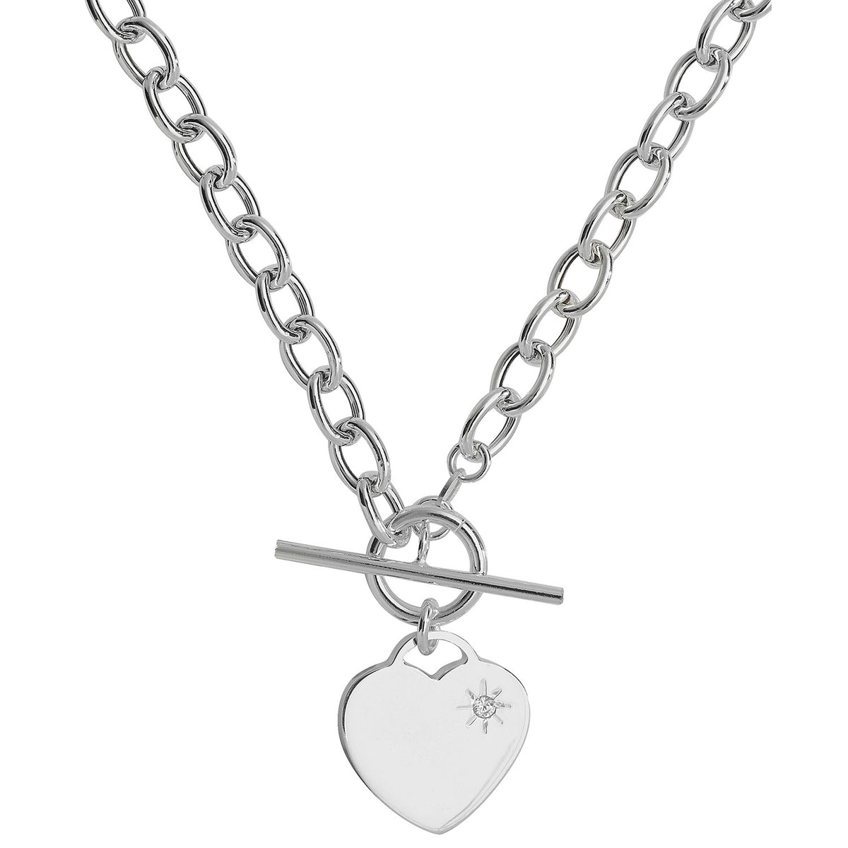 Sterling Silver CZ Necklet