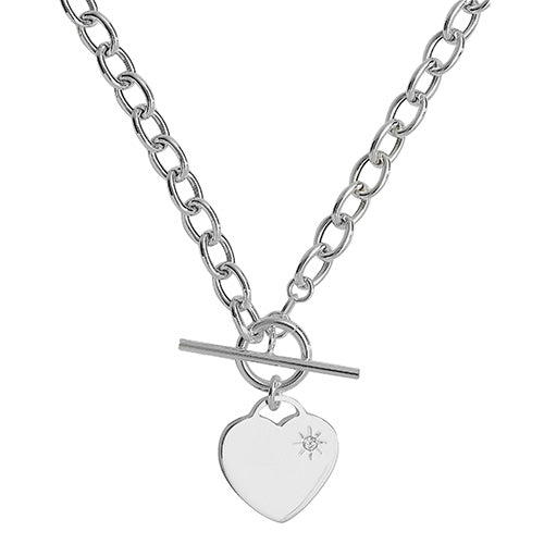 Sterling Silver CZ Necklet