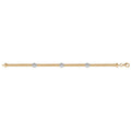 Gold Plated Sterling Silver Bracelet G3257B