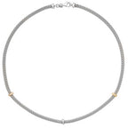 Sterling Silver CZ Necklet G3258