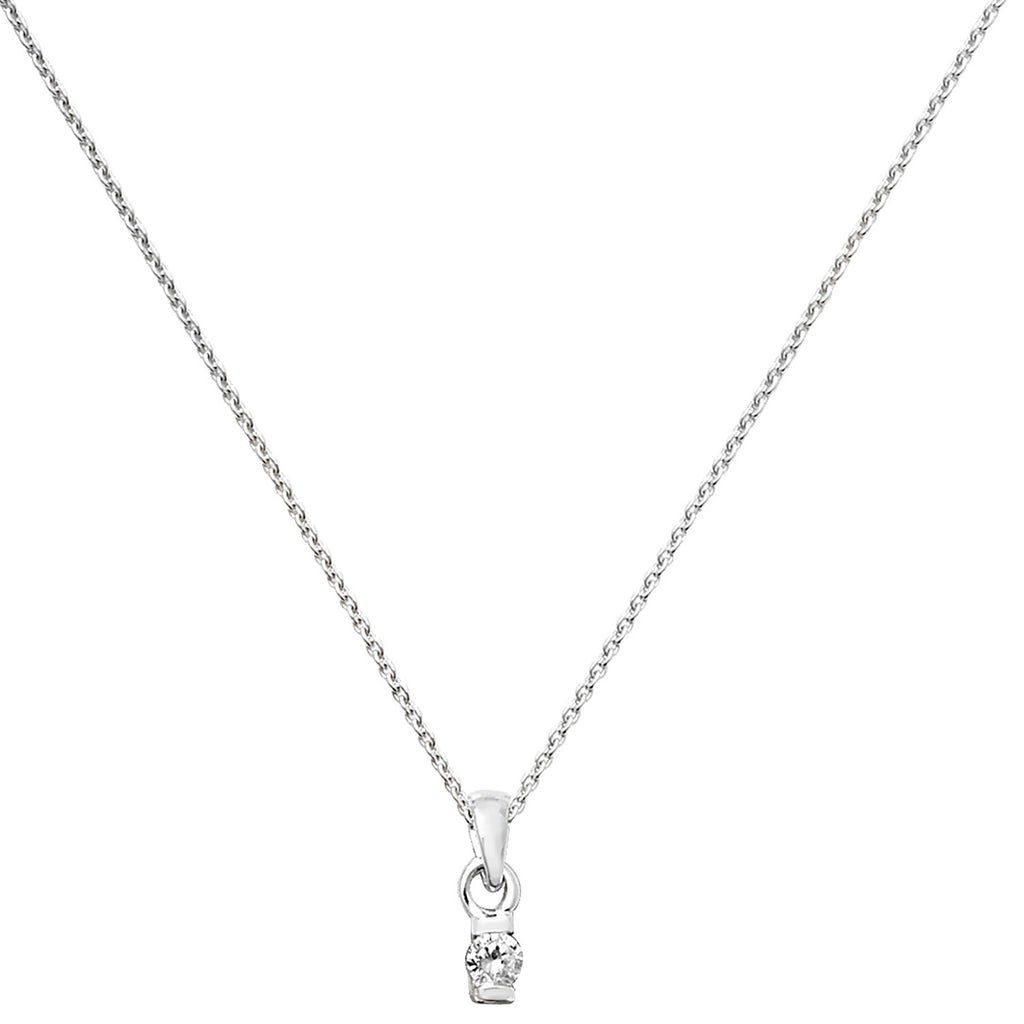Sterling Silver CZ Necklet
