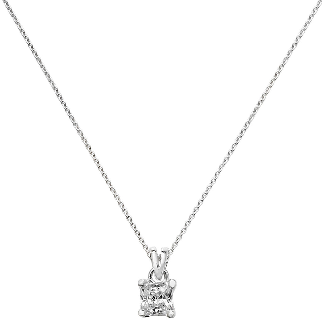Sterling Silver CZ Necklet
