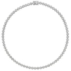 Sterling Silver CZ Necklet