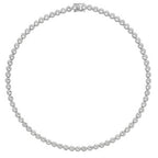 Sterling Silver CZ Necklet