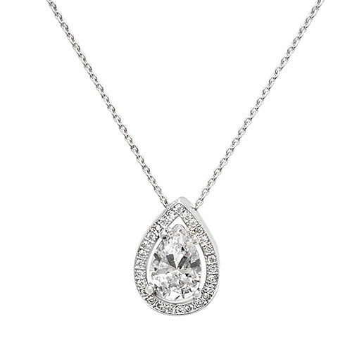 Sterling Silver CZ Necklet