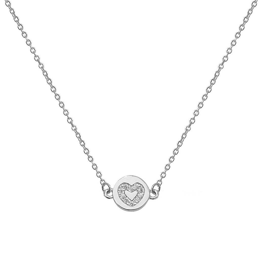 Sterling Silver CZ Necklet