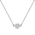Sterling Silver CZ Necklet