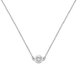 Sterling Silver CZ Necklet