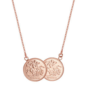 Rose Gold Plated Sterling Silver Necklet