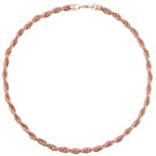 Rose Gold Plated Sterling Silver Necklet