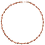 Rose Gold Plated Sterling Silver Necklet