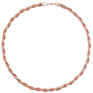 Rose Gold Plated Sterling Silver Necklet