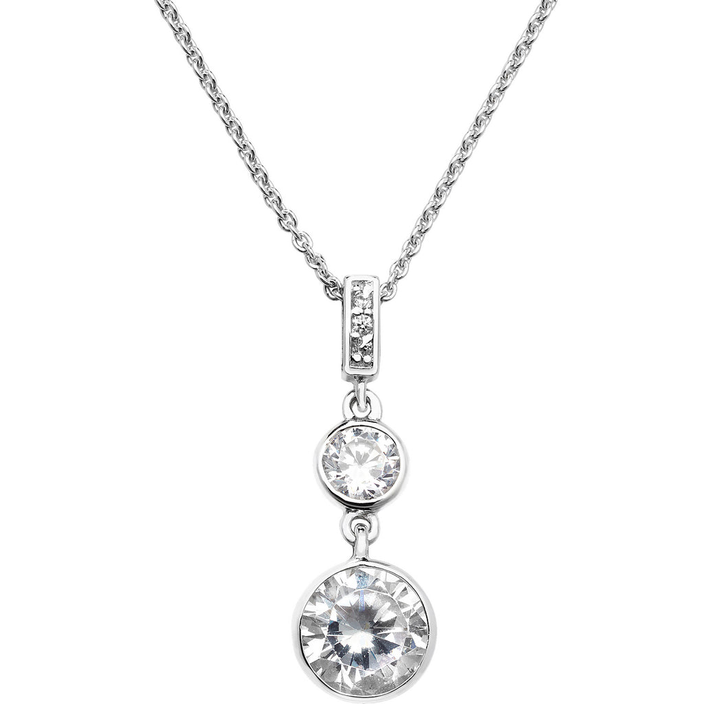 Sterling Silver CZ Necklet