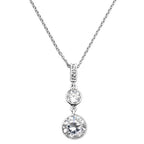 Sterling Silver CZ Necklet
