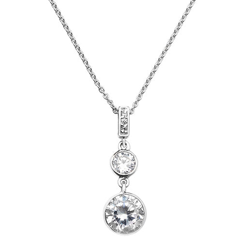 Sterling Silver CZ Necklet