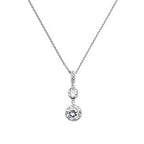 Sterling Silver CZ Necklet