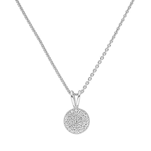 Sterling Silver CZ Necklet