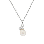 Sterling Silver Pearl Necklet