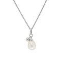 Sterling Silver Pearl Necklet
