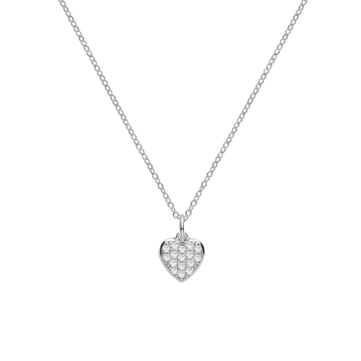 Sterling Silver CZ Necklet