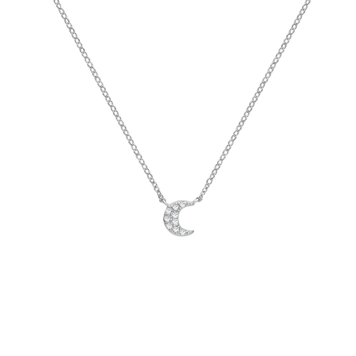 Sterling Silver CZ Necklet