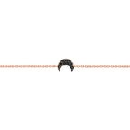 Rose Gold Plated Sterling Silver Bracelet
