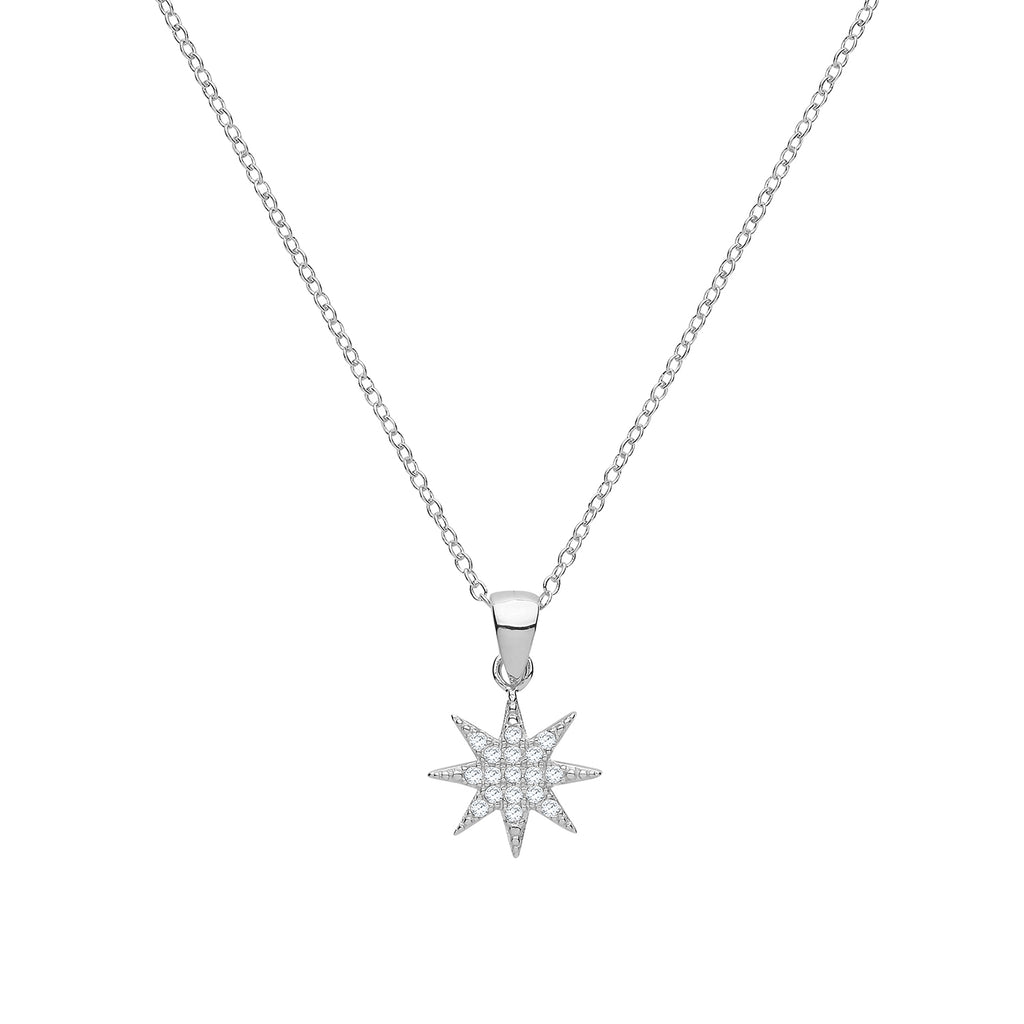 Sterling Silver CZ Necklet