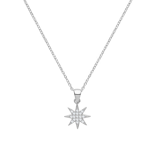 Sterling Silver CZ Necklet