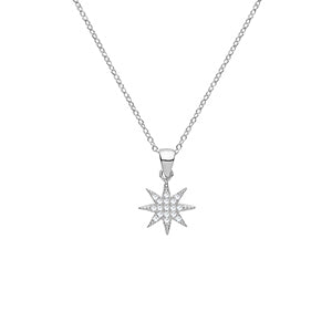 Sterling Silver CZ Necklet