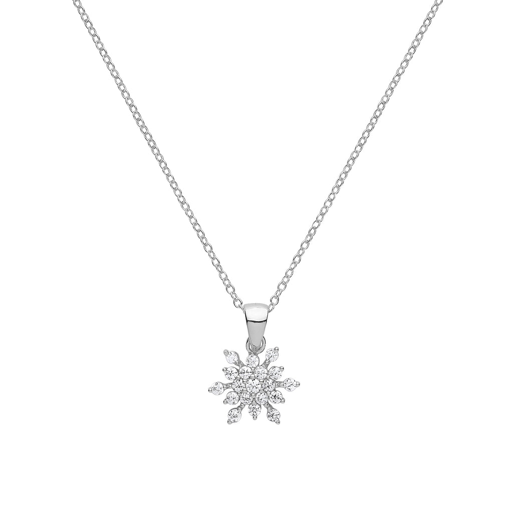Sterling Silver CZ Necklet