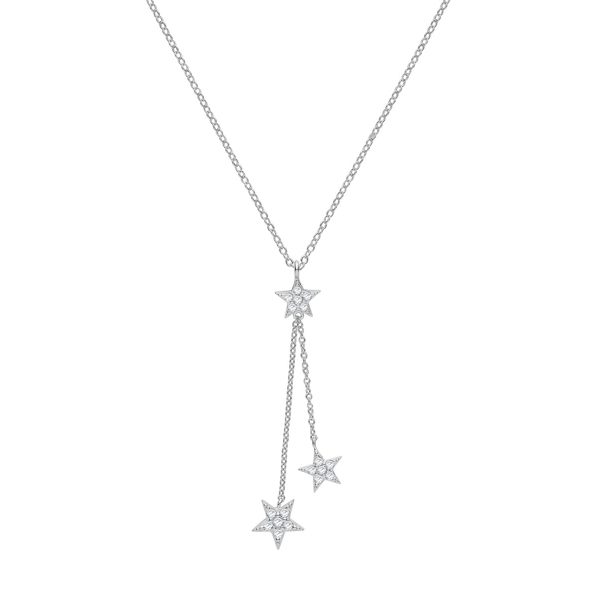 Sterling Silver CZ Necklet