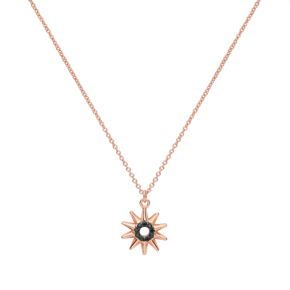 Rose Gold Plated Sterling Silver Necklet
