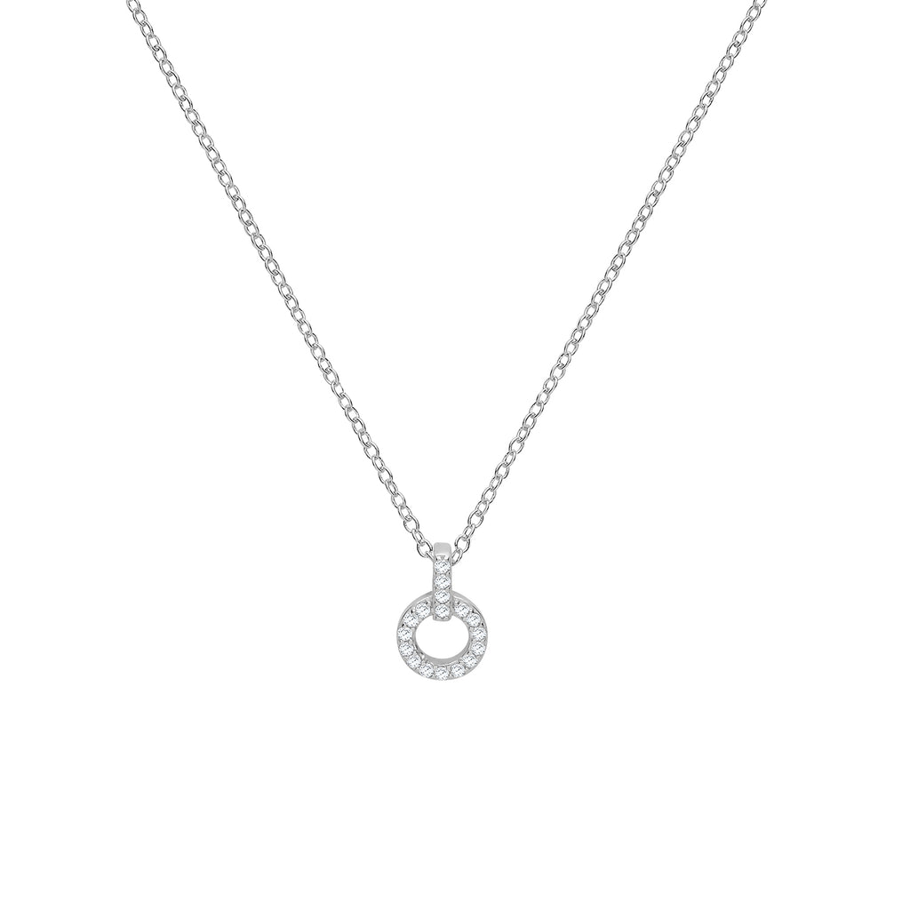 Sterling Silver CZ Necklet