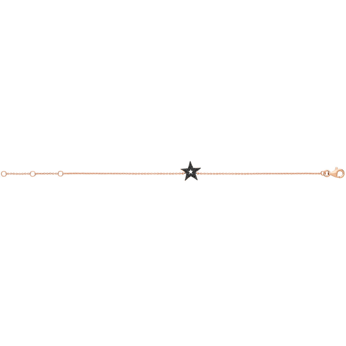 Rose Gold Plated Sterling Silver Bracelet