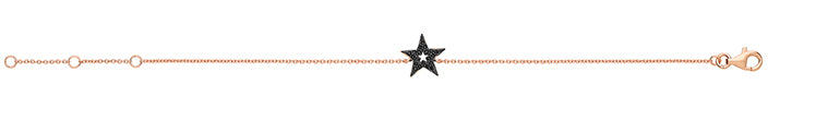 Rose Gold Plated Sterling Silver Bracelet