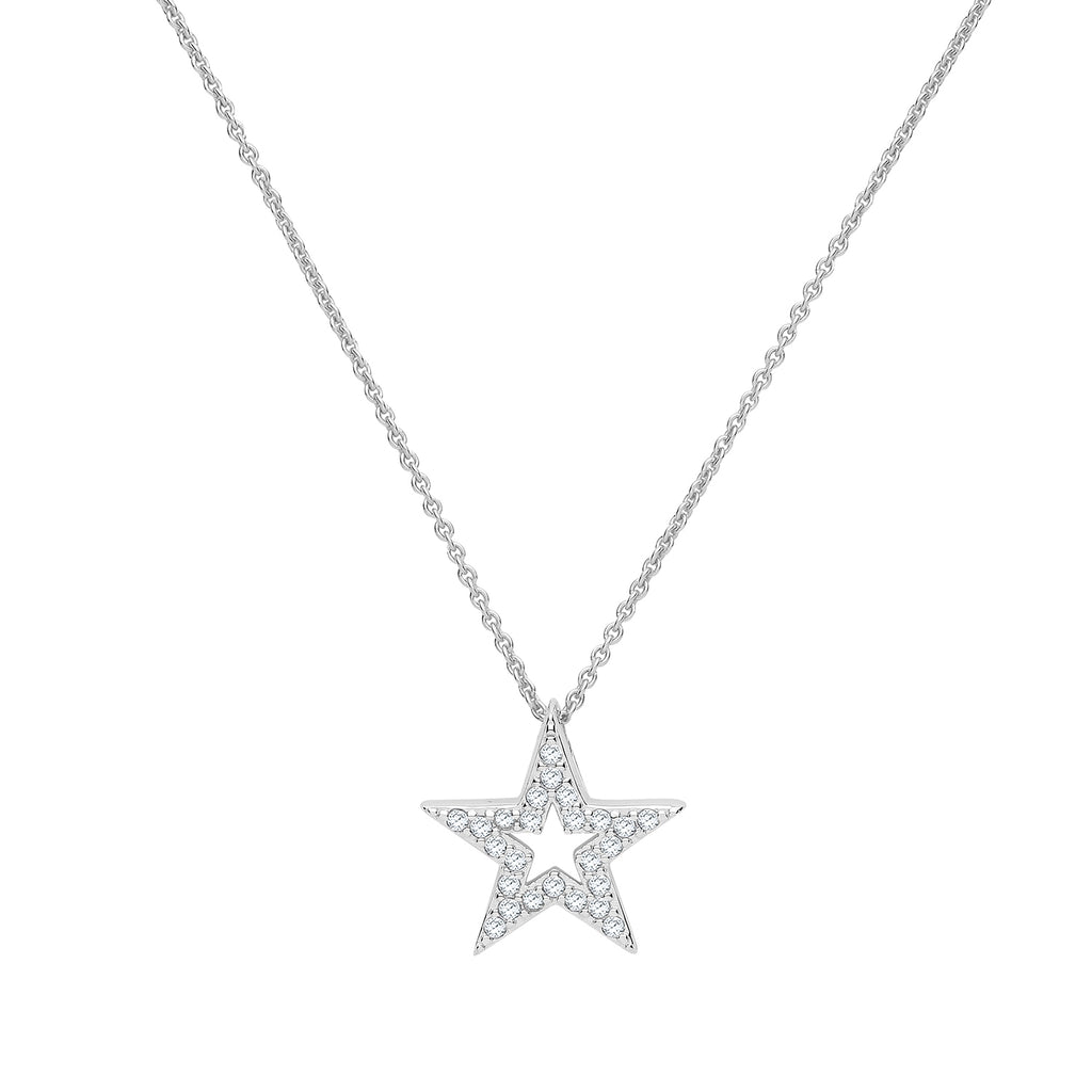 Sterling Silver CZ Necklet