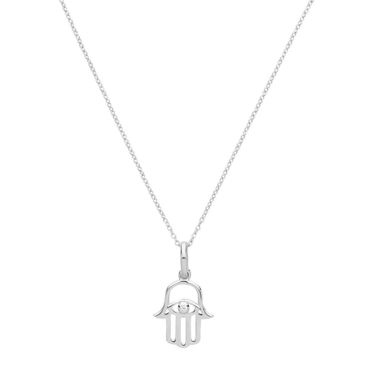Sterling Silver CZ Necklet