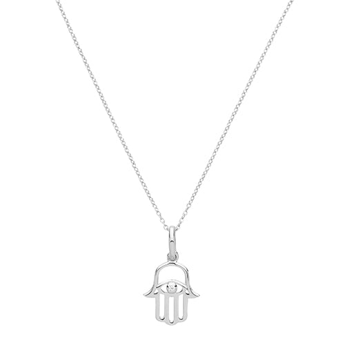Sterling Silver CZ Necklet