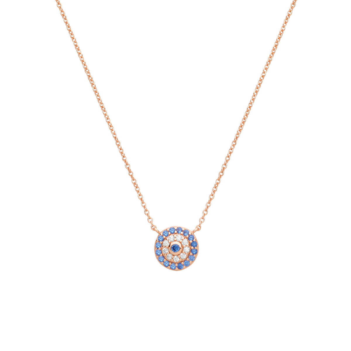Rose Gold Plated Sterling Silver Necklet