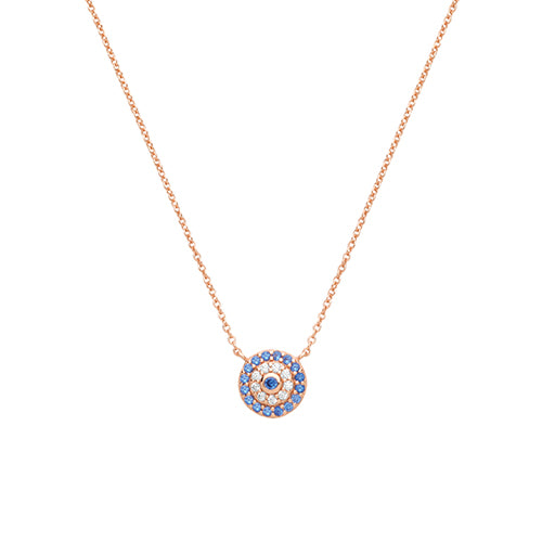 Rose Gold Plated Sterling Silver Necklet