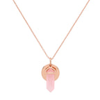 Rose Gold Plated Sterling Silver Necklet