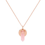 Rose Gold Plated Sterling Silver Necklet