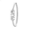 Sterling Silver CZ Bangle