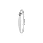 Sterling Silver CZ Babies Bangle